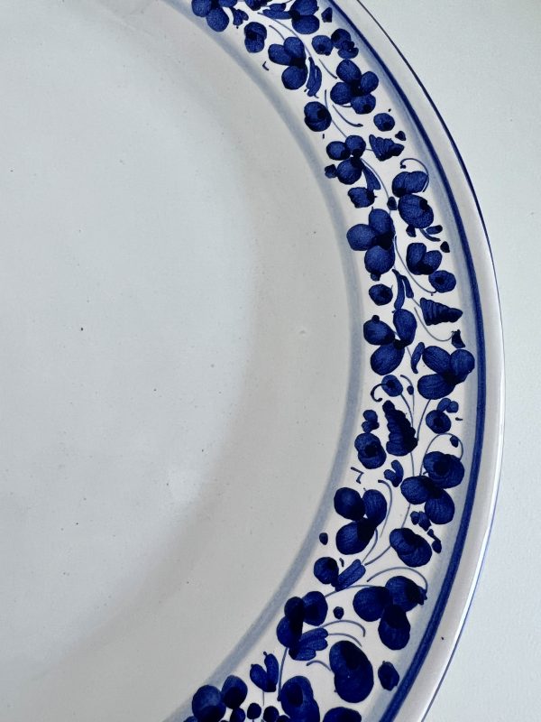 Vintage Italian ceramic large plate