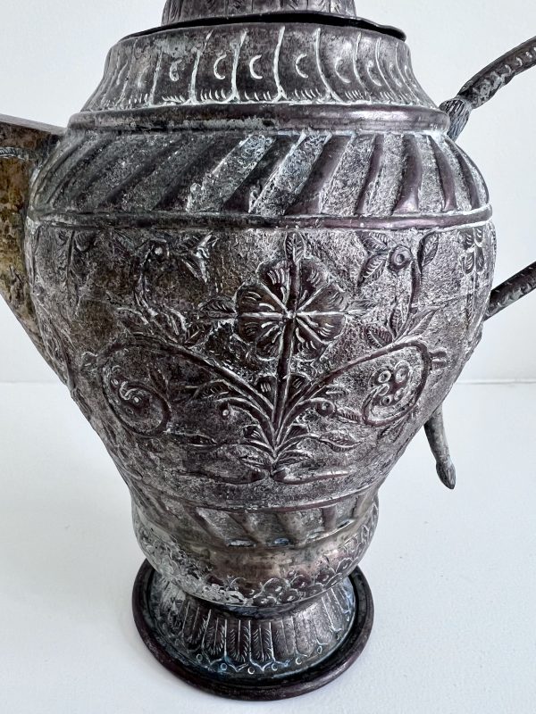 Intricate Antique Turkish Metal jug